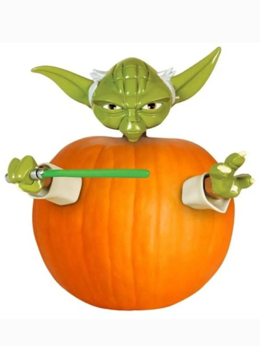 Disney Star Wars Yoda Halloween Pumpkin Push In Cake Top Decoration